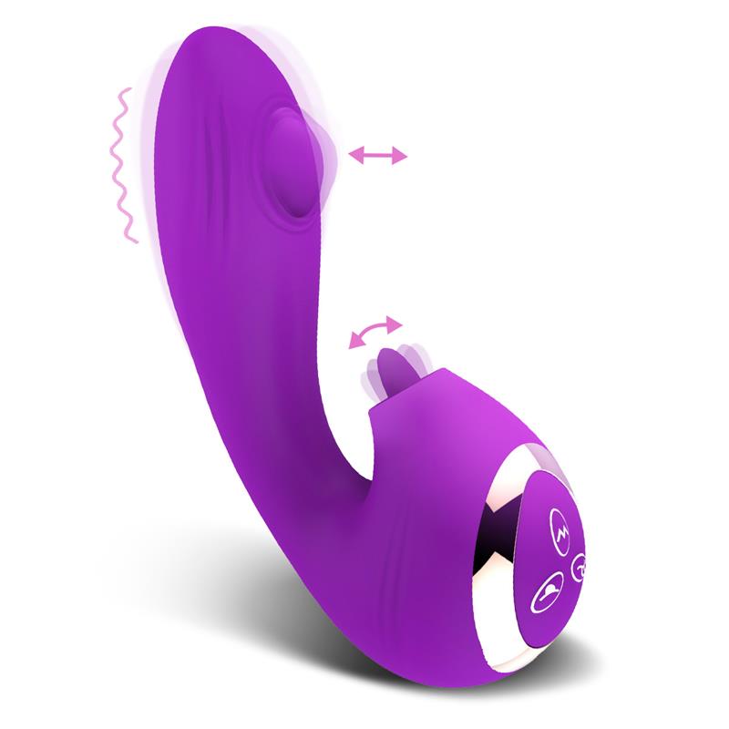 Do Not. TwentyOne Vibrator with Pulsating Ball and Stimulating Tongue