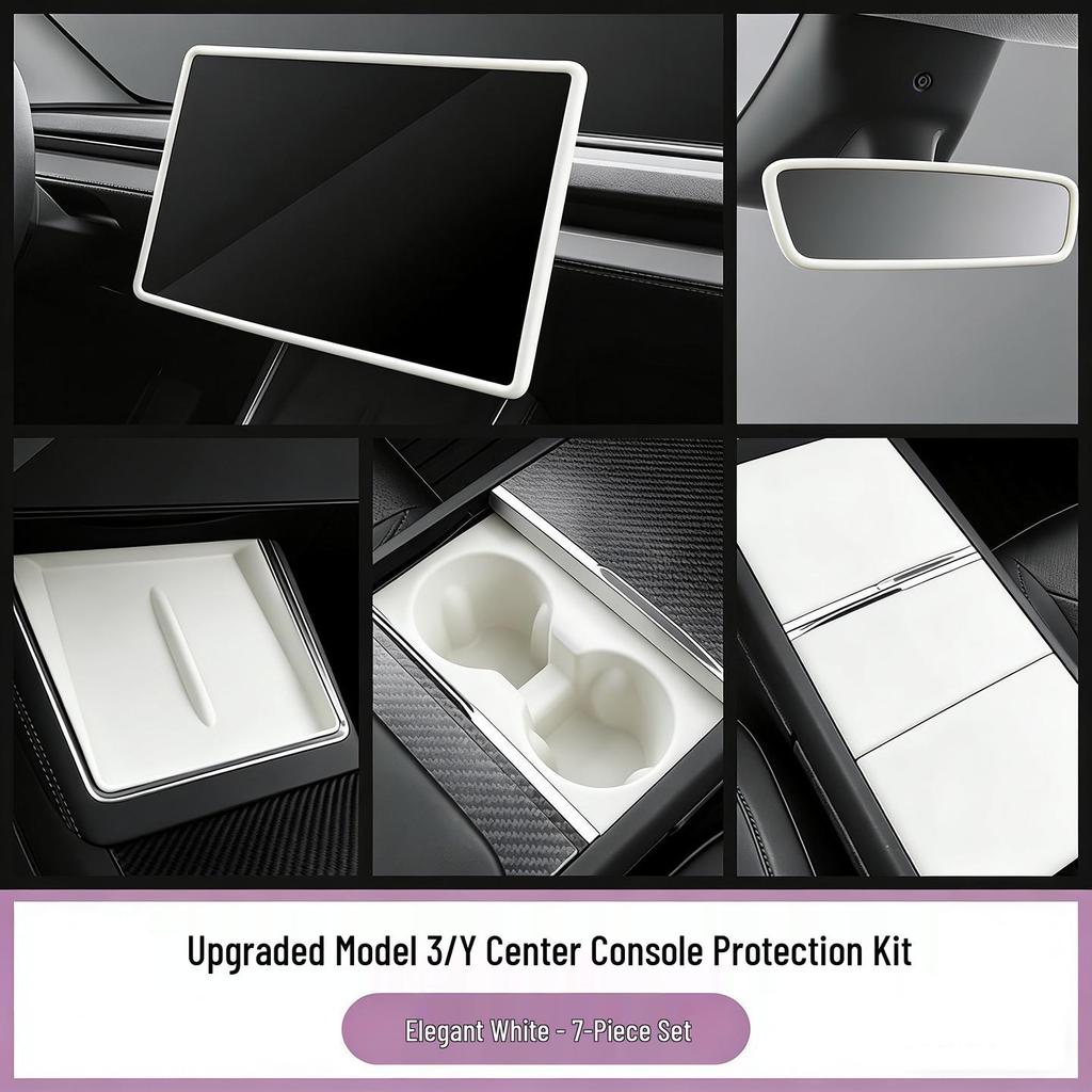 Tesla Model Y/3 Refresh Center Console Wireless Charger Silicone Pad