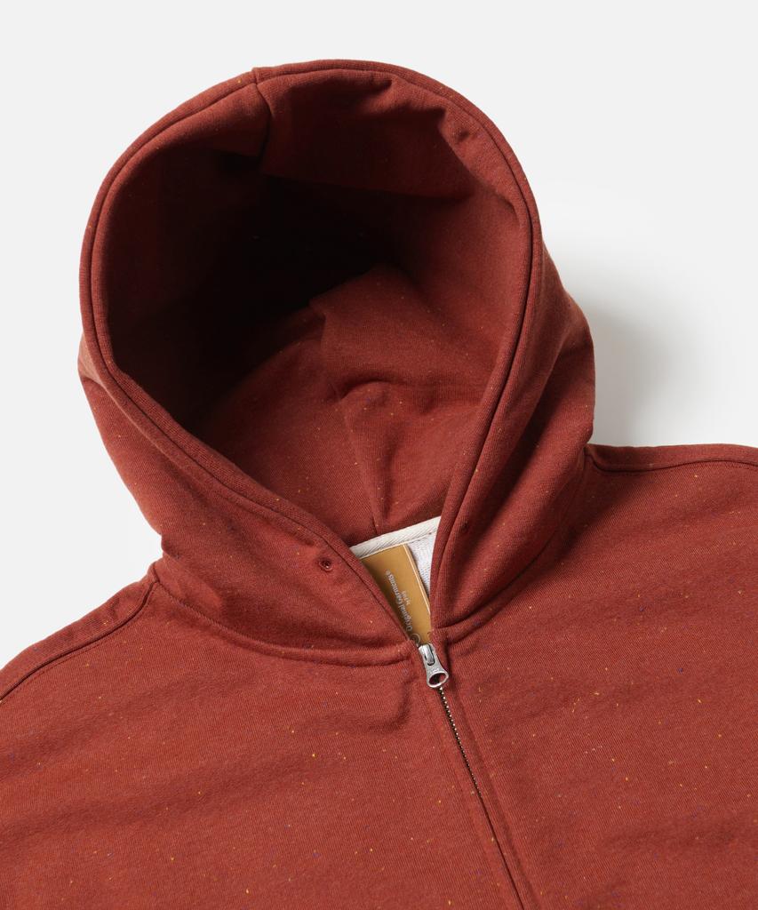 Frizmworks Og Bocaci Heavyweight Hood Zip Up Parka _ Brick