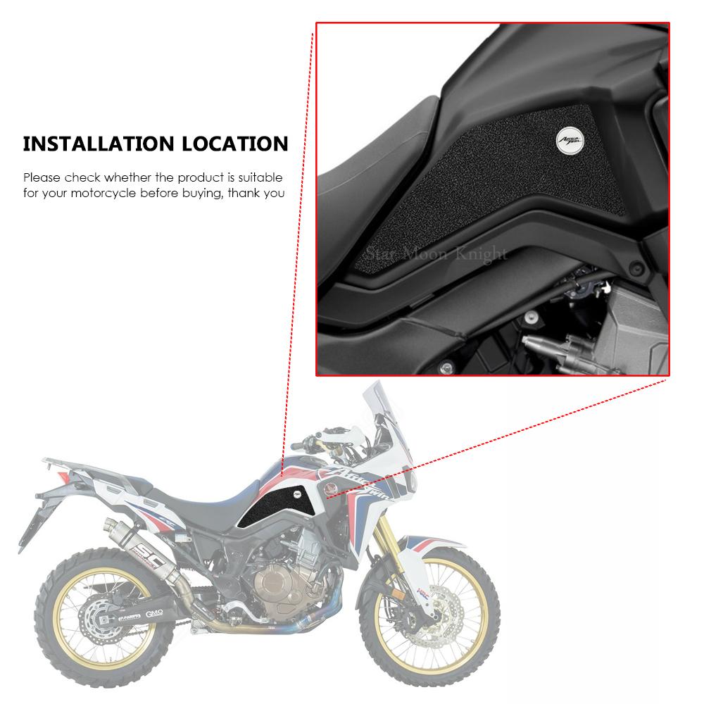 Tampoane de rezervor pentru motociclete Autocolant de protectie Decal pentru genunchi de gaz Grip pentru rezervor pentru HONDA Twin CRF1000L CRF 1000 L