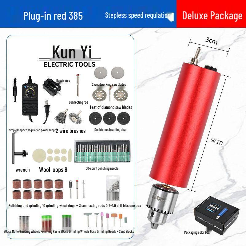 Mini Variable Speed Electric Drill and Grinder for DIY Pearl Hole Punching