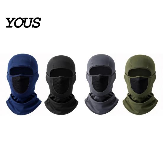 Thermal Neck Warmer for Skiing Unisex Balaclava, Ski Face Mask, Fleece Winter Mask under Helmet, Breathable Windproof Motorcycle Helmet