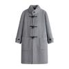 NVG·YOUNG Men's Winter Wool Blend Long Stand Collar Toggle Coat
