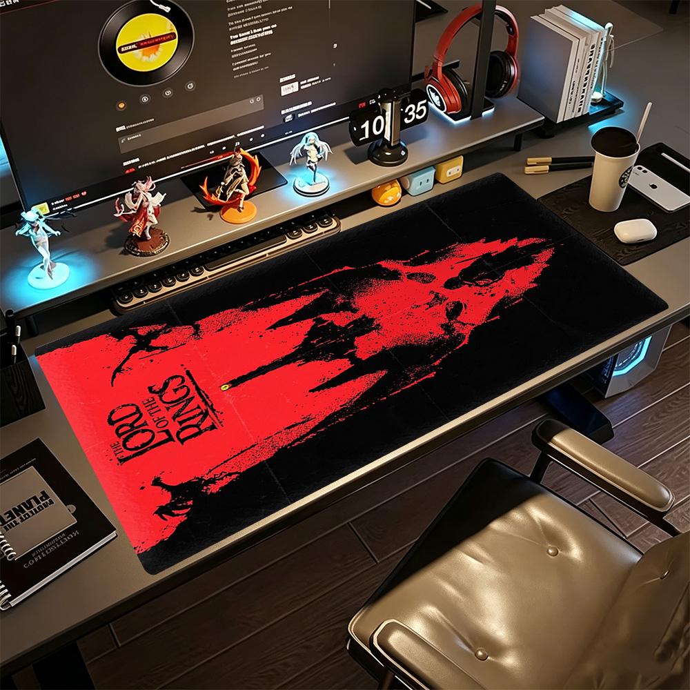 Lord Rings Large Mouse Pad Gaming Laptop Mouse Pad Computer Desk Mat Non-Slip Rubber Bottom Office and Gaming Desk Decoration
