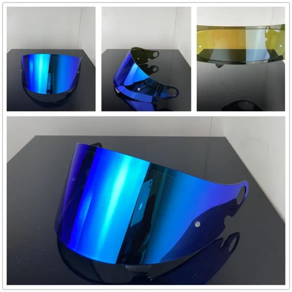 Wayocfei Motorsykkelhjelm Visir Fotokromatisk Fotokromatisk Visir Hjelmvisir UV-absorpsjon Motorsykkelhjelm Ettermarkedsutskiftning Dyp [Glamster]