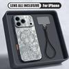 Vintage Mandala Floral Hand Strap Case For iPhone 17 Pro Max iPhone 16 15 14 13 Pro Max Magnetic For Magsafe Hybrid TPU+PC Matte Cover