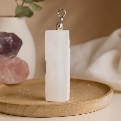 Selenite Pendant Natural Stone