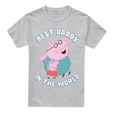 Peppa Pig Unisex Adult Best Daddy In The World T-Shirt