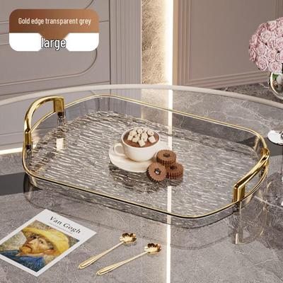 Kemairuite Light Luxury PET Plastic Serving Tray
