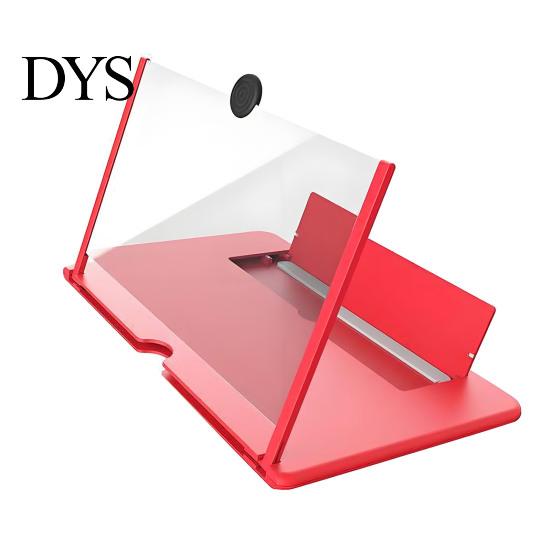 Mini Theater Phone Screen 3D Magnifier 10/12-Inch Foldable Amplifier Stand Mobile Portable Holder Eye Protection Gift for Movie Lovers Game Session