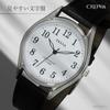 [Clefer] Analog Men's Watch Waterproof Leather Strap Black TE-AM008-WTS
