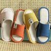 Unisex Cotton Linen Indoor Non-Slip Slippers for All Seasons