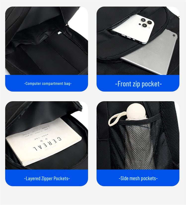 Water-Resistant Korean Style Backpack for Students - Large Capacity, Lightweight Computer Pack for Middle, High School & College