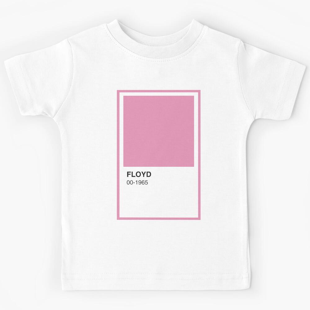 Floyd Artist Pink Colour Swatch - Pink Border Kids T-Shirt 130