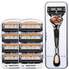 Five-Layer Retro Razor with Ultra-Thin, Anti-Scratch Stainless Steel Blades for Sharp, Durable Hair Removal