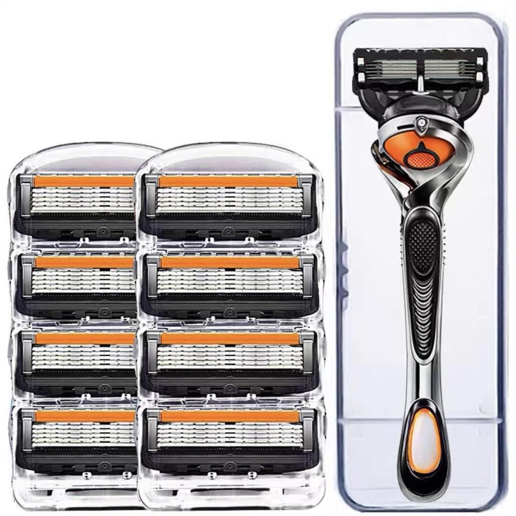 Five-Layer Retro Razor with Ultra-Thin, Anti-Scratch Stainless Steel Blades for Sharp, Durable Hair Removal