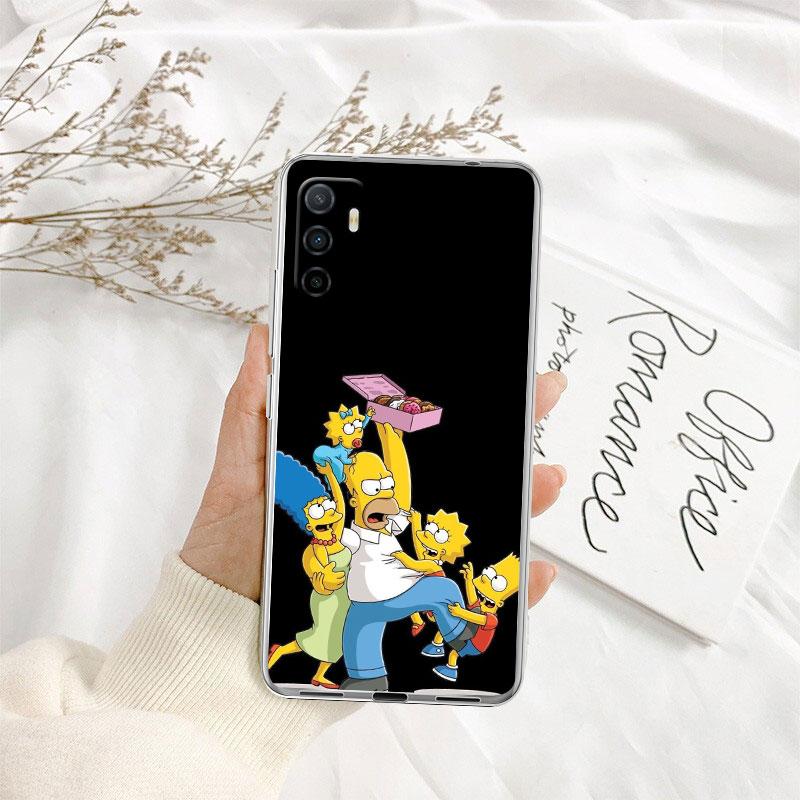S-Simpsons Transparent Phone Case for LG K22 K30 K40 K40S K41 K42 K50 K50S K51 K51S K52 K61 K62 K71 K92 Q60 Q61 V40 V50 V60
