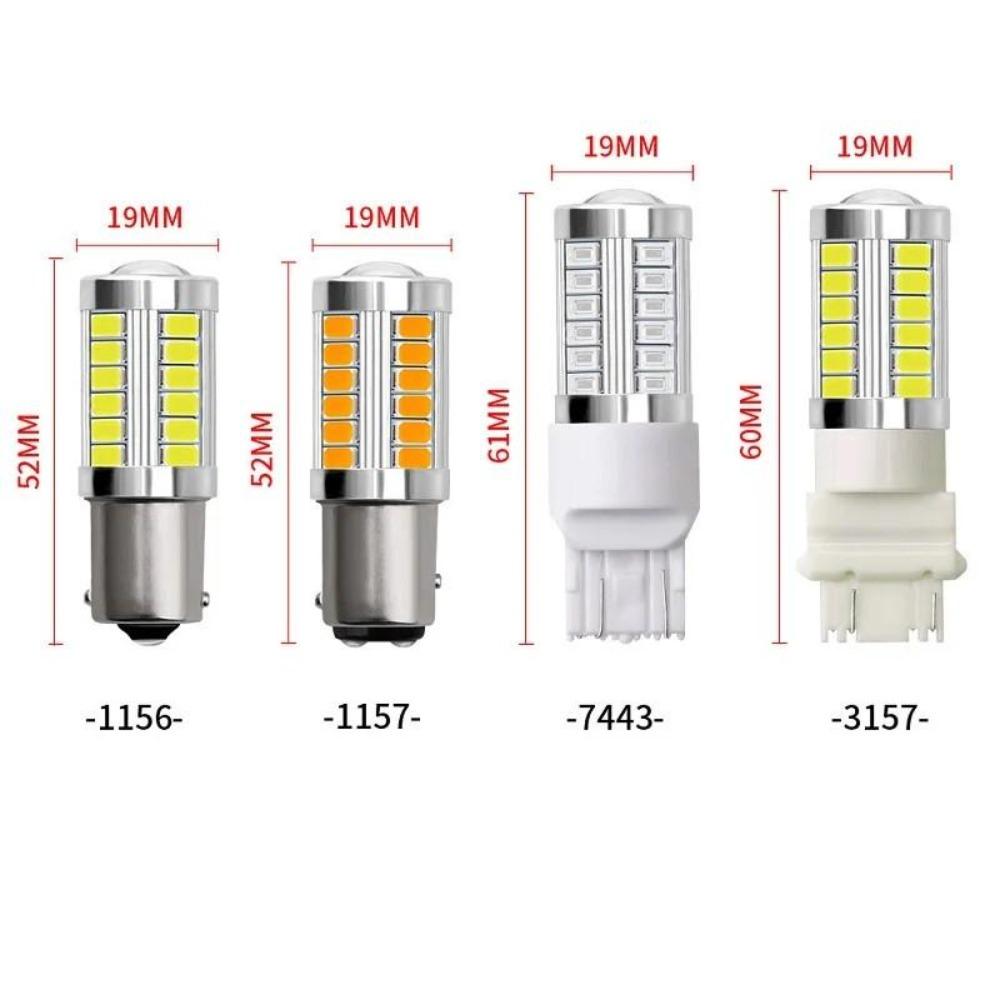 Lămpi de frână super luminoase, lumini de ceață, lumini de zi automate, becuri de stop, 12V, 1157, P21, 5W, BAY15D, 7440, 7443, 3157,
