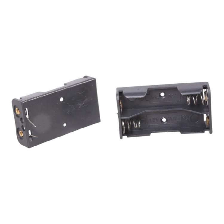 Heavy Duty 2A Battery Holder With Solderable Contacts Plastic Metal Hybrids Construction For Prolonged Use