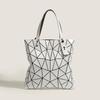2026 Lente/Zomer Geometrische Patchwork Ruit Tote - Veelzijdige Grote Capaciteit Bloemen Schoudertas