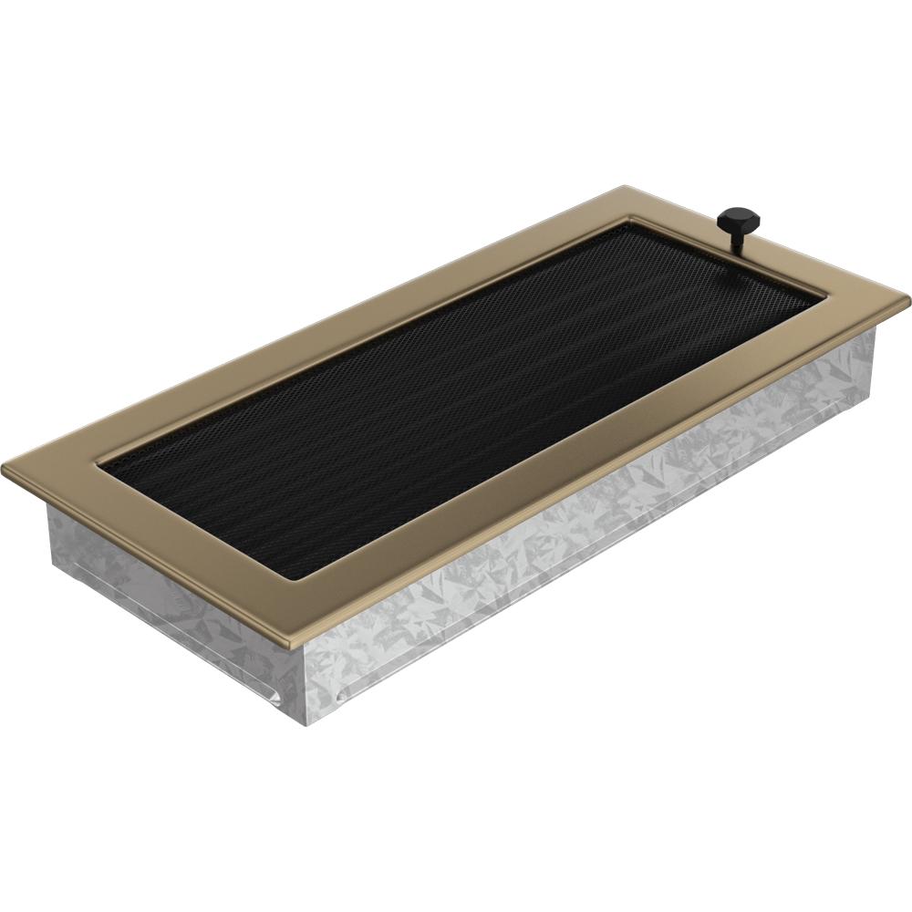 Vent Cover 17x37 gold - plated with blinds