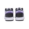 Jordan Air Jordan 1 Abrasion Resistant Slip Resistant Low top Vintage Basketball Shoes Men's Black White Purple 553558-131(Team85-)