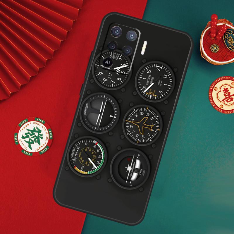 

AIRCRAFT COCKPIT DASHBOARD Case For Oppo A6 A5 Pro A15 A18 A38 A58 A78 A98 A54 A74 A94 A17 A57 A80 A60 A40 A16 A76 A96 OPPO A18 4G