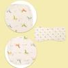 Withorganic Organic Cotton Newborn Burp Pad - Crayon Horse