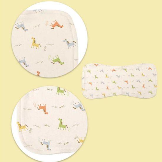 Withorganic Organic Cotton Newborn Burp Pad - Crayon Horse