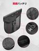 KEMIMOTO Motorcycle Side Bags for American Fits NIGHTSTER 883 Universal Side Bags for Rebel Small Item Black Motorcycles, Saddlebags, Harley-Davidson,