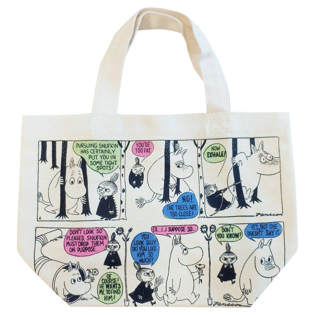 

Moomin Comic Gusseted Cotton Bag H20cm x W30cm x D10cm MMAP1873 Approx.