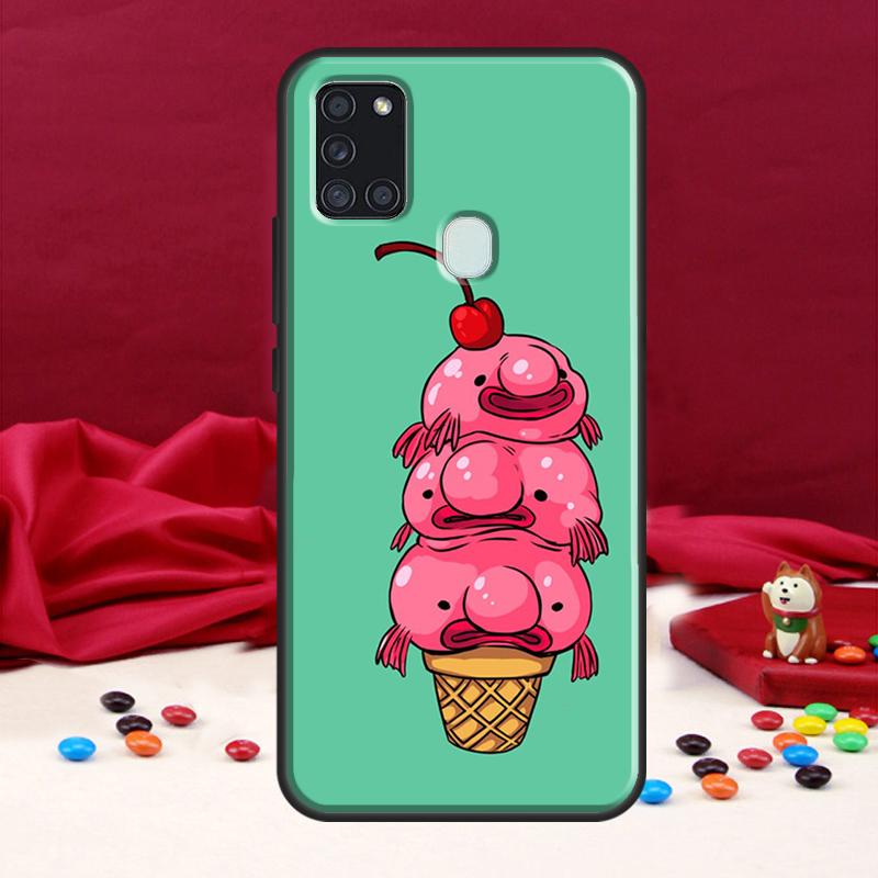 Blobfish Case For Samsung Galaxy A34 A54 A14 A53 A13 A51 A71 A50 A12 A22 A32 A52 A72 Phone Cover