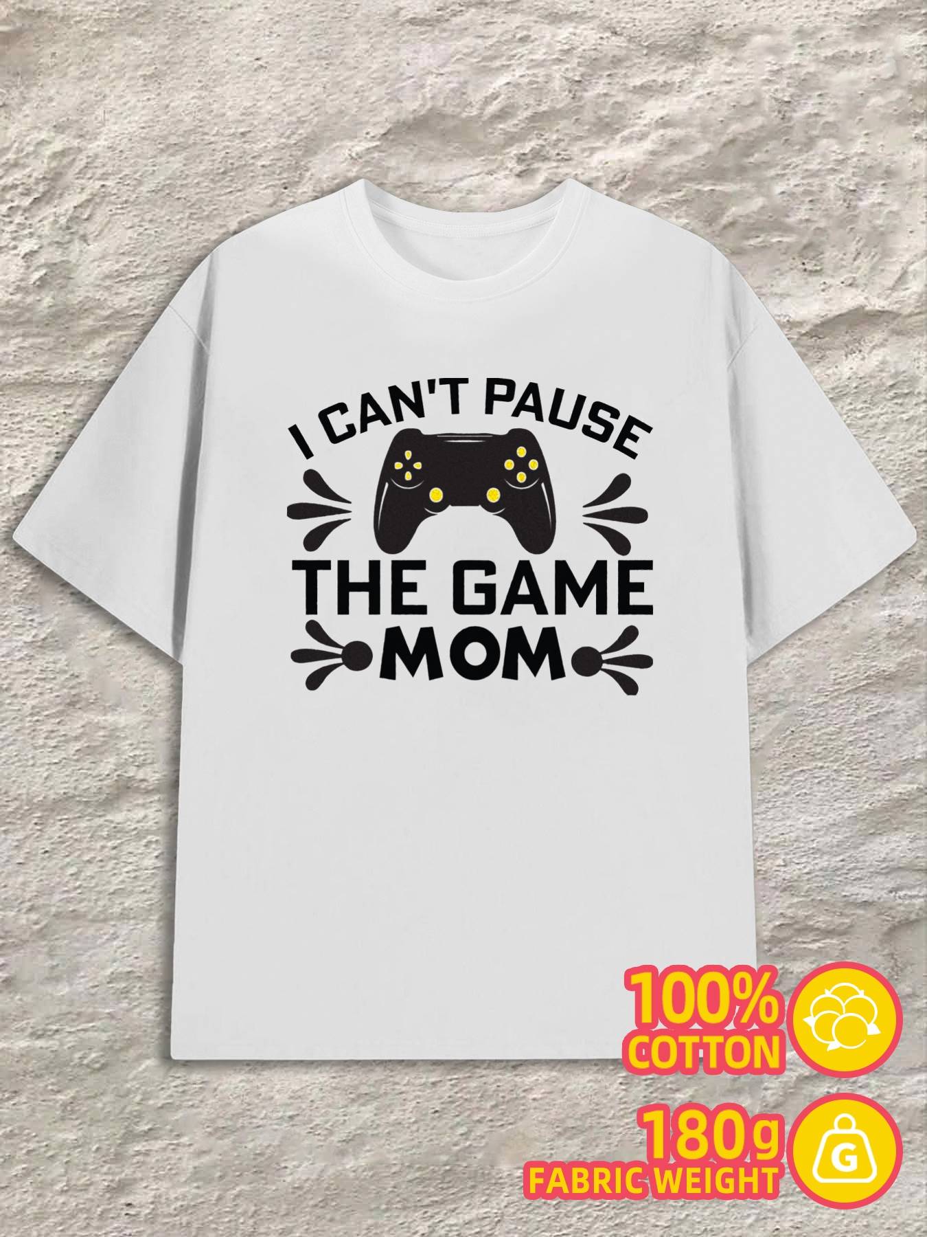 T-Shirt Y2K Game Mom Shirts Shirts White XL
