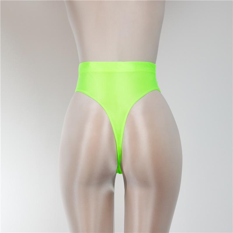 High Waist Sheer Thong: Sexy European and American Women's T-back 7055