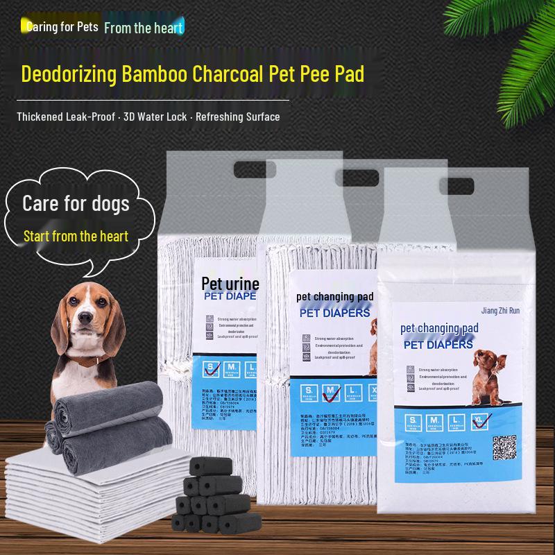 Customized Disposable Dog Diapers with Bamboo Charcoal Deodorizing Pads Trial Bamboo Charcoal M 10 pcs