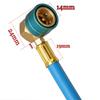 Self-Sealing R1234yf A/C Can Tap 100Psi Gauge Hose Recharge Refrigerant AC Conditioning