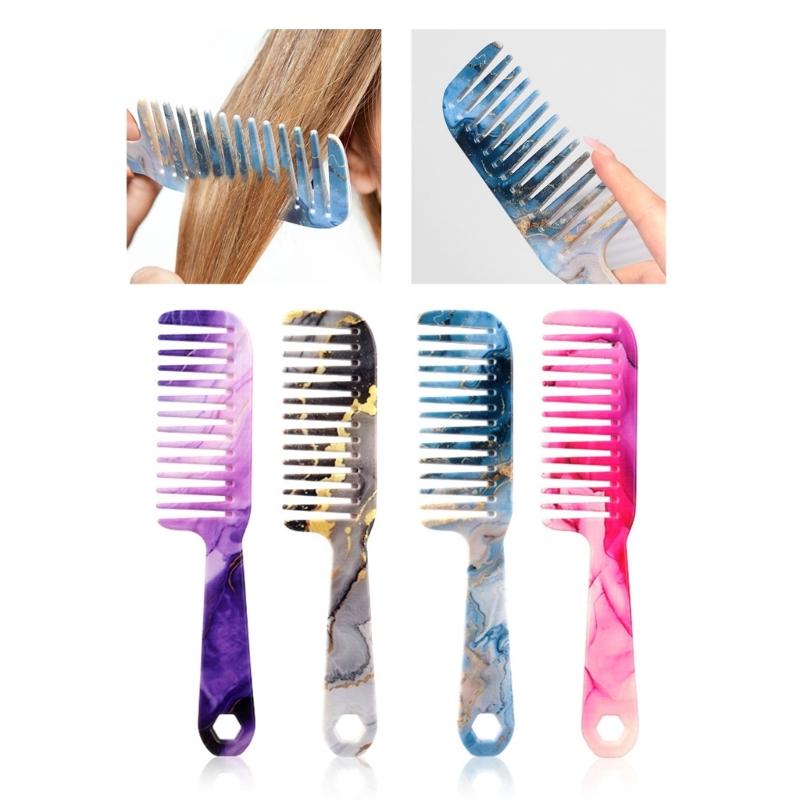 Shower Comb Wide Tooth Combs Hair Brush Comb Detangler Hair CombShower Comb Detangling Comb Hair Accessories for Woman