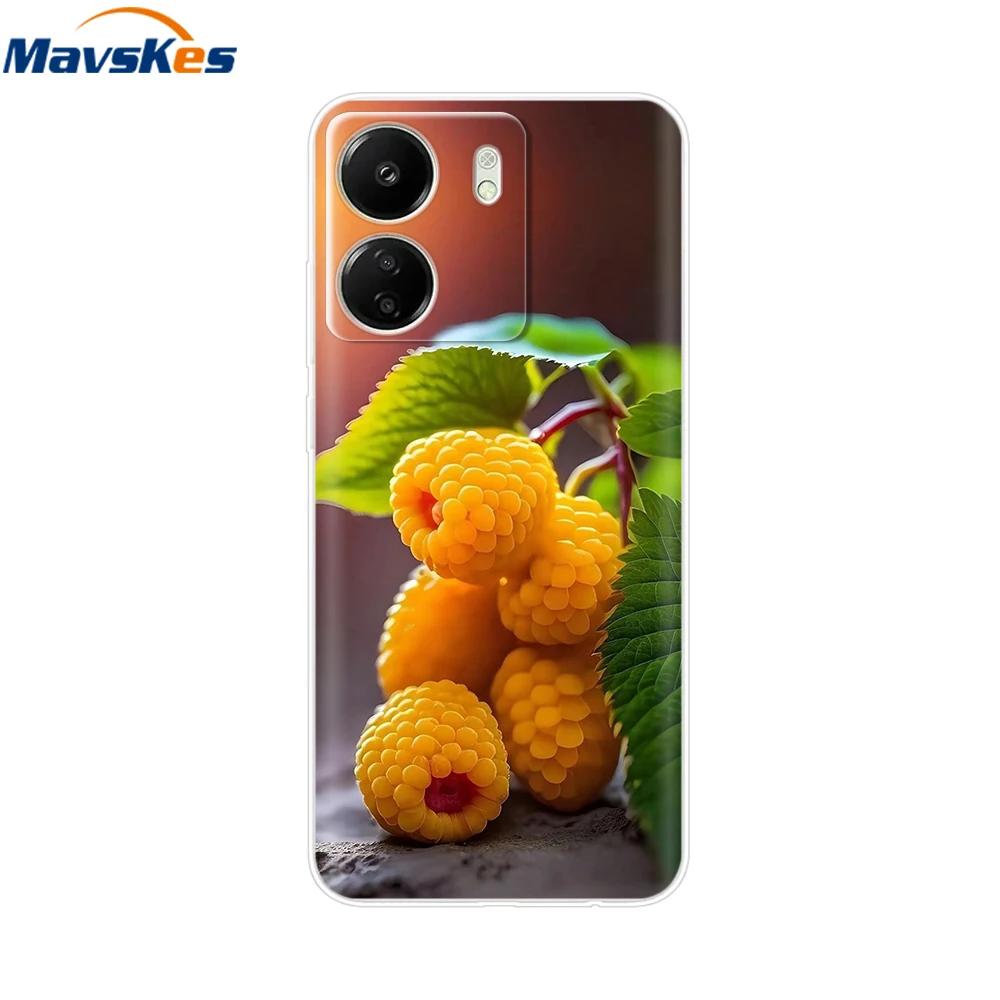 For Xiaomi Poco C65 Cases For Xiaomi Poco C65 Fashion Clear Soft Silicone Phone Cases TPU Fundas for PocoC65 c 65 Coque Bumper