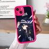 Wandering Witch Saya Phone Case for iPhone 17 16 15 14 13 12 11 Air Pro Max Plus Red Soft TPU Shockproof Cover