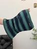 Women's Korean Retro Striped Strapless Slim Fit Vest - Summer Hot Girl Style