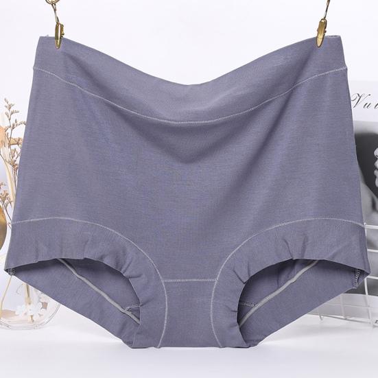 Kalhotky bavlna s vysokým pasem pro ženy neviditelné plné krytí poporodní kalhotky plus size bezešvé strečové kalhotky