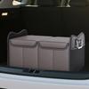 Trunk Organizer For Car Trunk Grocery Organizer With Lid Large Foldable Storage Box Vehicle Accessories For Cargo Backseat RV