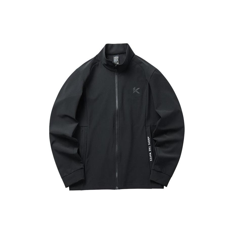 Anta Basketball Collection Jackets Men's Black Double Collar Moderate Other 152211712-2