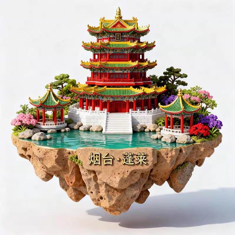 Souvenirs de Voyage Chine Aimants de Frigo Shenzhen Yangzhou Suzhou Hangzhou Dali Dujiangyan Penglai Zhouzhuang Autocollants de Frigo