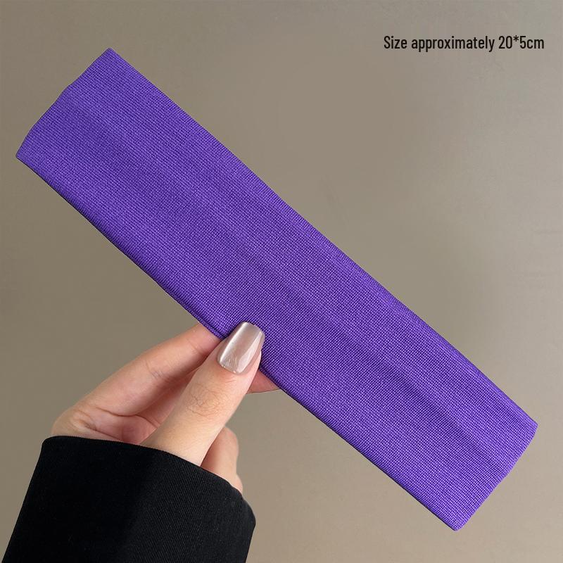 Unisex Sweat-Absorbing Yoga Headband for Sports, Fitness, and Face Washing