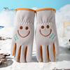 Kids Ski Gloves Winter Windproof Thermal Snow Gloves Cartoon Fleece Warm Mitten for Boys Girls Skiing Snowboard Cycling