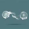 8pcs Transparent Safety Drawer Locks Easy Installation Durable Material Anti Opening and Pinch Protection for Refrigerators