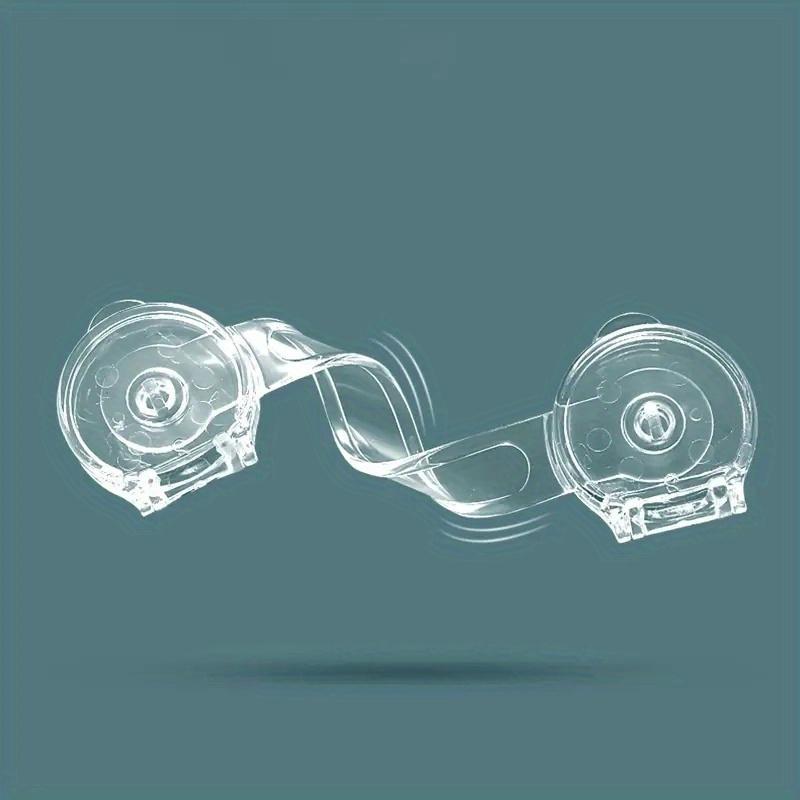 8pcs Transparent Safety Drawer Locks Easy Installation Durable Material Anti Opening and Pinch Protection for Refrigerators