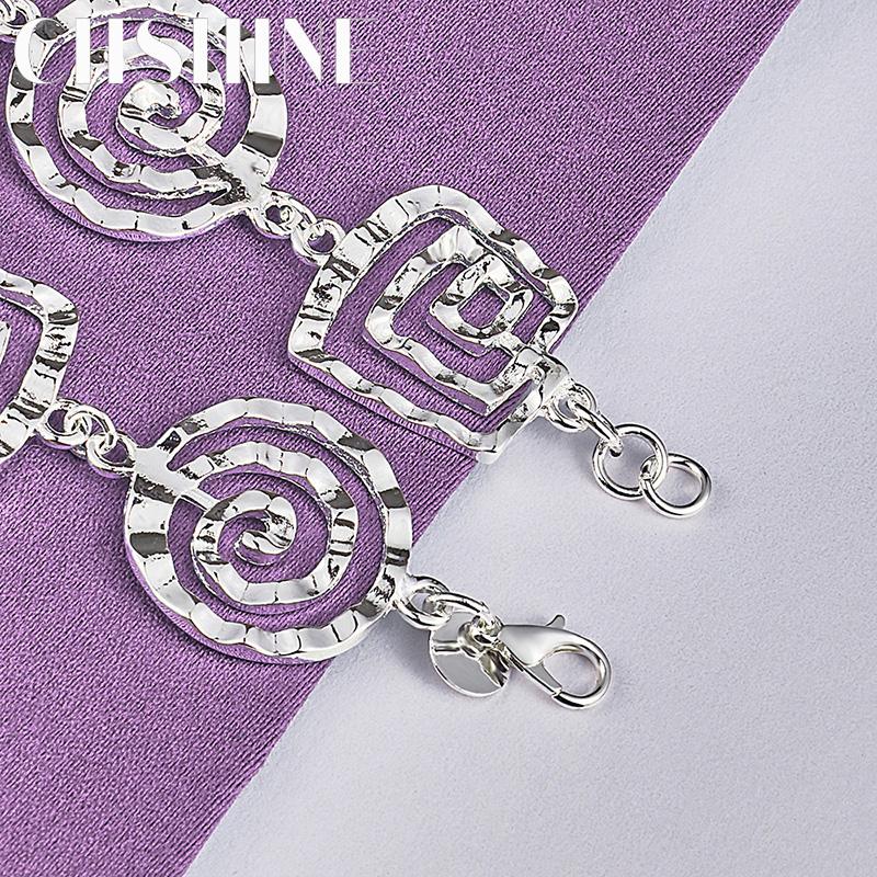 CHSHINE 925 Sterling Silver Vortex Chain Bracelet For Women Wedding Fashion High Quality Jewelry
