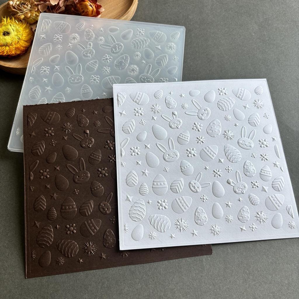 Floral Texture Embossing Molds & Board for Journaling